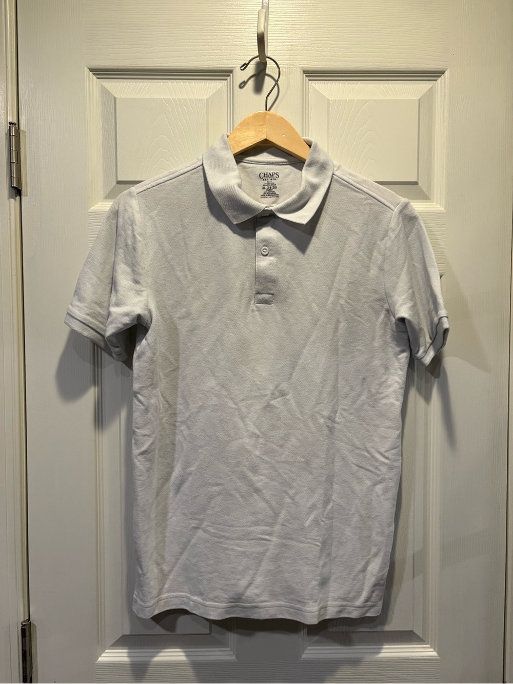 Chaps Big Kids White Polo (Uniform) Shirt